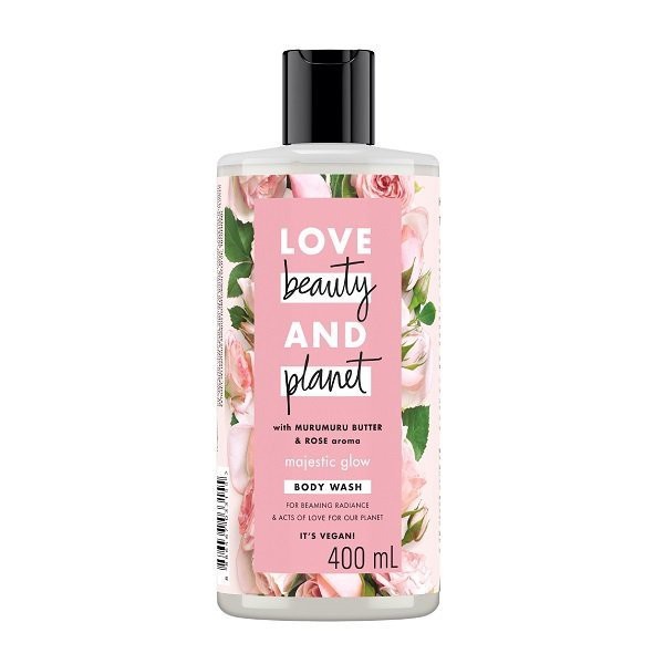 ( Mỹ Phẩm Nhunbe) SỮA TẮM LÀM SÁNG DA LOVE BEAUTY AND PLANET MAJESTIC GLOW (400ML)