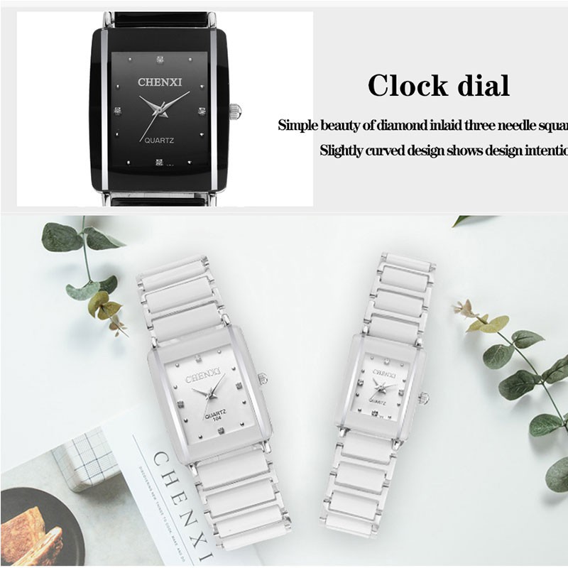 RUIWAY Fashion Wristwatch ceramic watch For Men Women Couples