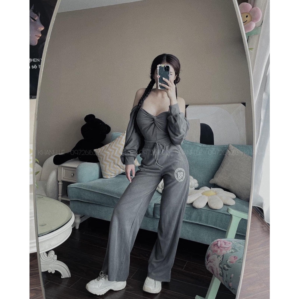 [ 𝐅𝐑𝐄𝐄 𝐒𝐇𝐈𝐏 ]  SÉT 3 MÓN ÁO 2 DÂY XOẮN NGỰC Ạ