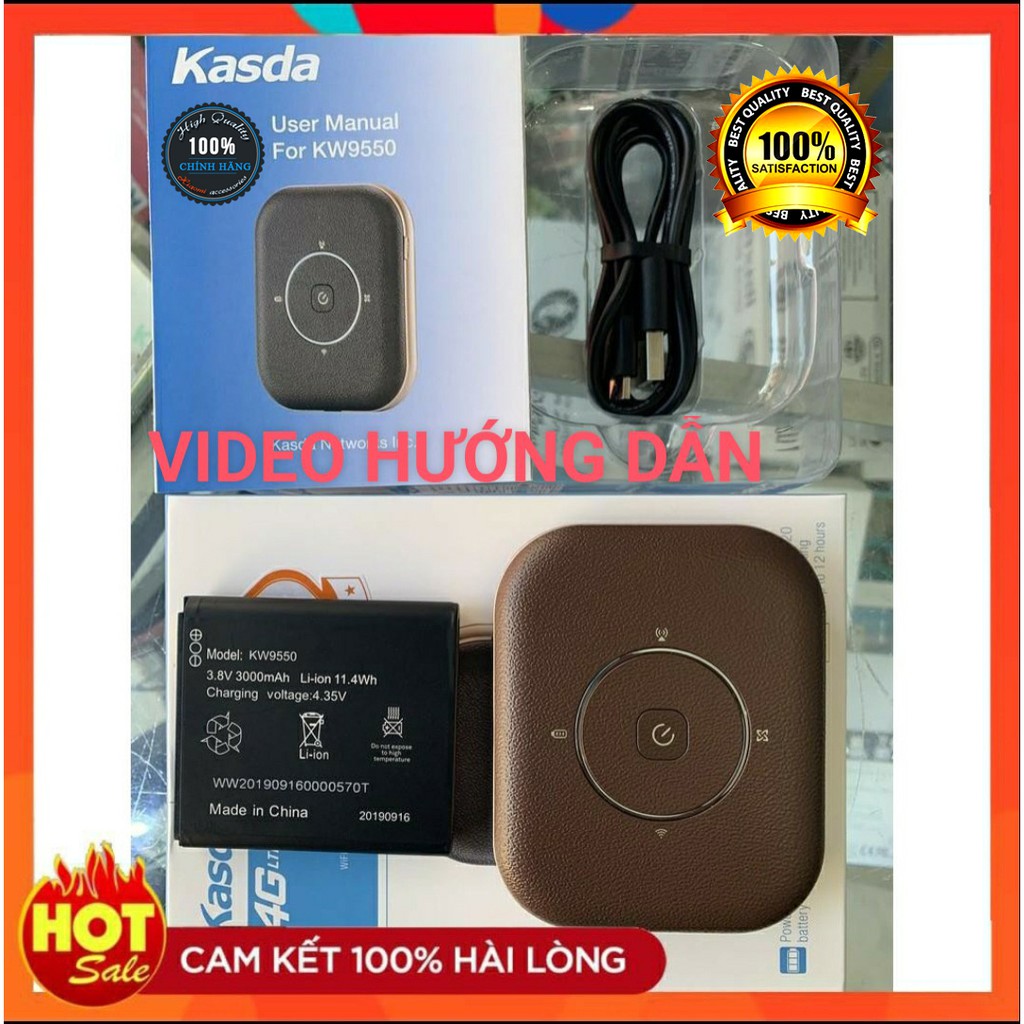 Thiết bị phát sóng Wifi từ sim 4G Kasda KW9550 4G LTE
