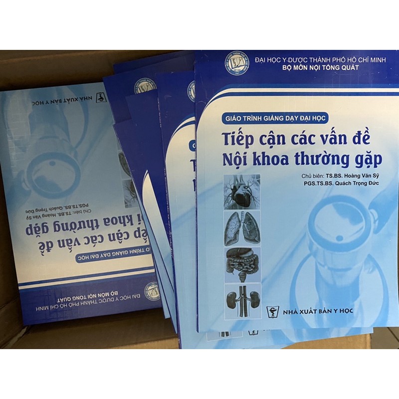 Sách - Tiếp cận các vấn đề nội khoa thường gặp ( giáo trình giảng dạy đại học ) (bìa xanh blu)