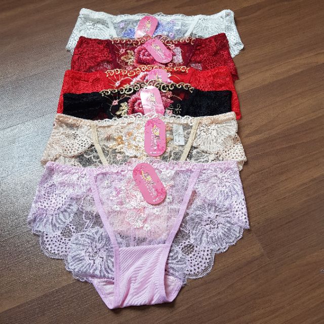 COMBO 5 QUẦN LÓT SỊP NỮ SEXY REN THÊU HOA HỒNG CỰC ĐẸP | BigBuy360 - bigbuy360.vn