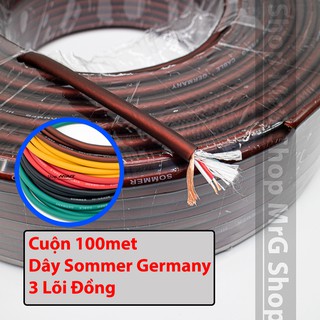 Cuộn 100met dây tín hiệu âm thanh 3 lõi đồng, dây hàn rack canon, 6ly, dây micro...