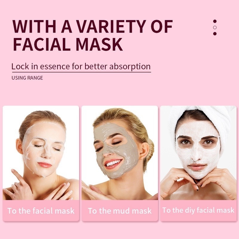 Set 100 Mặt Nạ Nhựa Trong Suốt Siêu Mỏng Dưỡng Ẩm Da Mặt