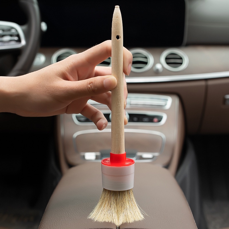 Cọ vệ sinh ô tô, chổi lau xe ô tô, cọ lông heo đa năng DETAILING, cọ chi tiết xe