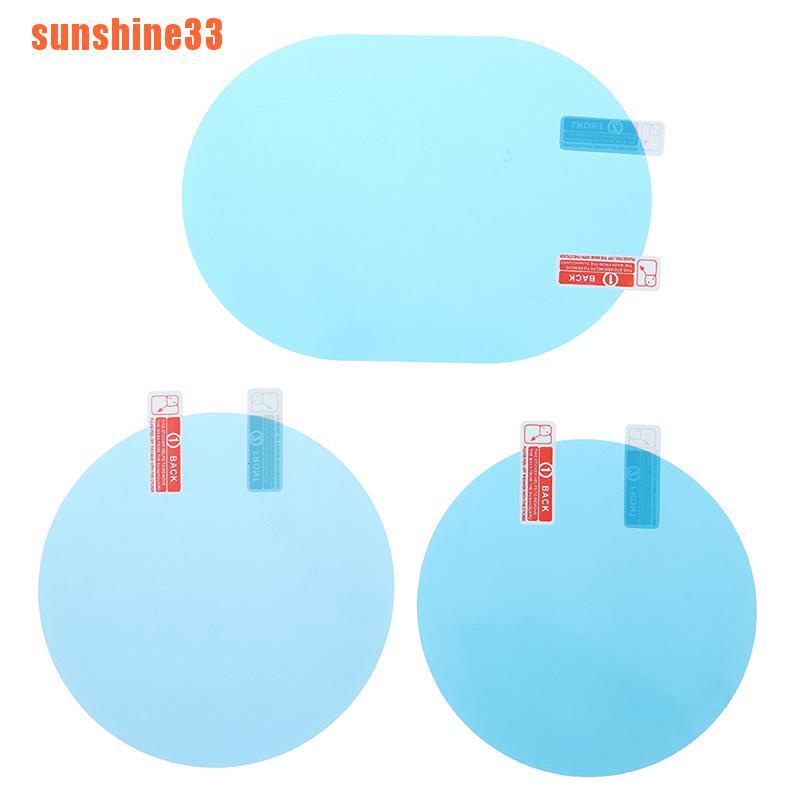 Bộ 2 Miếng Phim Dán Bảo Vệ Kính Chiếu Hậu Xe Hơi Chống Sương Mù / Nước