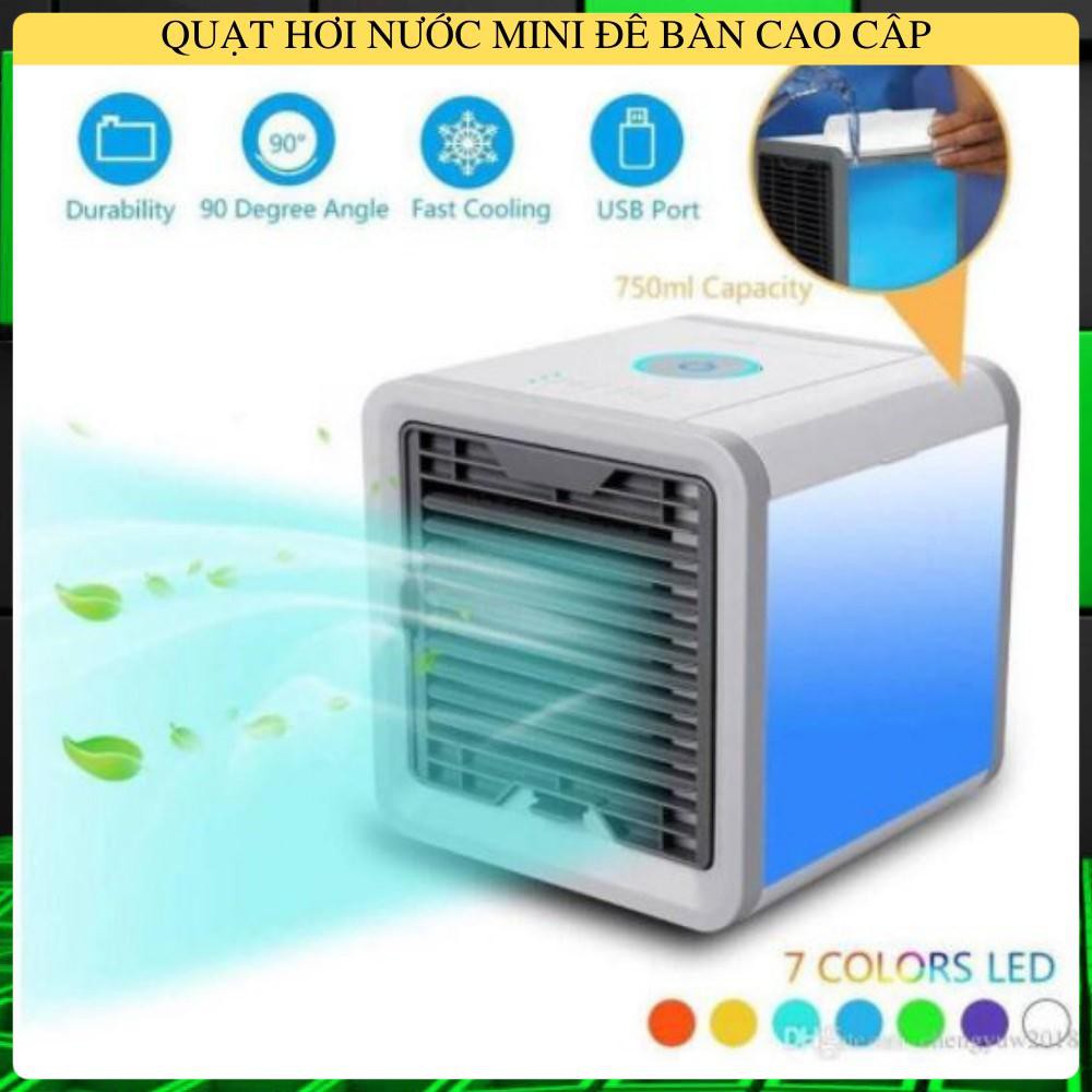 Quạt Hơi Nước Mini Để Bàn-Quạt Điều Hòa Có Khay Chứa Đá, Siêu tiện lợi