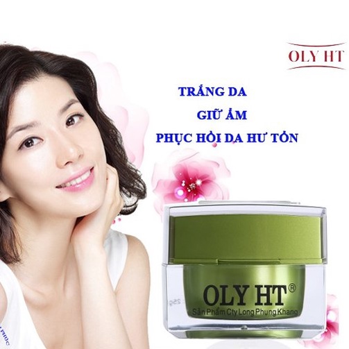 Kem phục hồi da hư tổn giữ ẩm dưỡng trắng da OLY HT