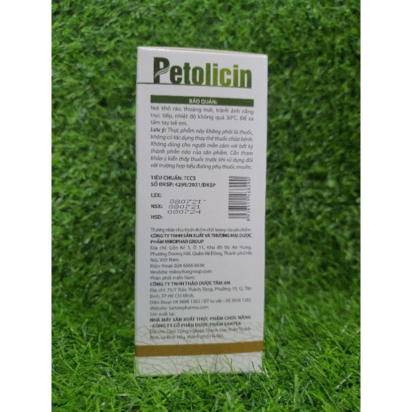 ✅ Petolicin hỗ trợ giảm đường huyết, giảm nguy cơ biến chứng của bệnh tiểu đường
