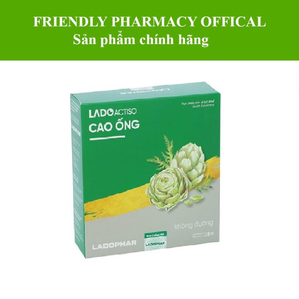 Ladoactiso Cao Ống (Không Đường) giúp thanh nhiệt, mát gan giải độc - Hộp 10 ống 10ml
