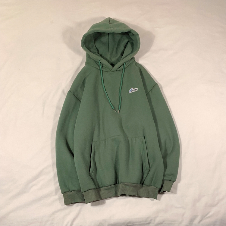 Áo Hoodie Dáng Rộng Màu Trơn Phong Cách Hàn Quốc Cho Cặp Đôi | BigBuy360 - bigbuy360.vn