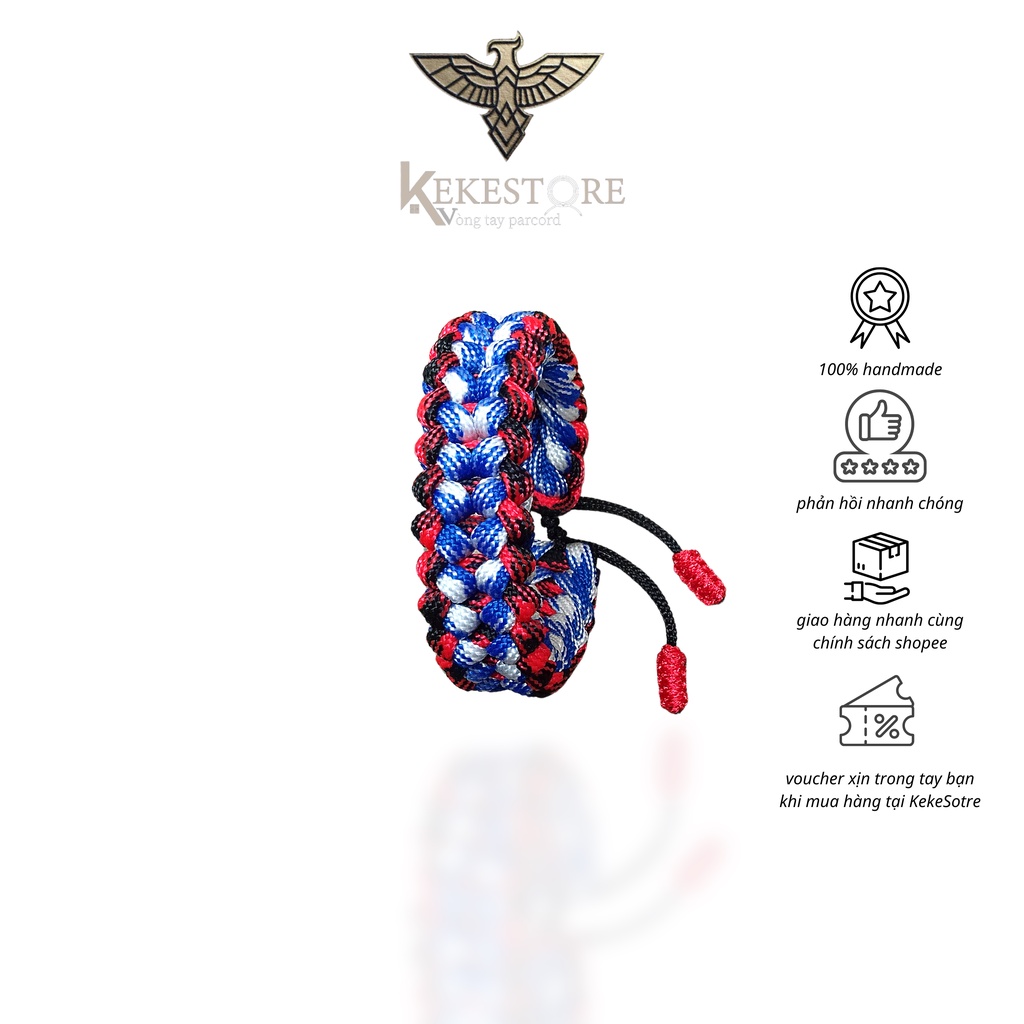 Vòng tay nam nữ thời trang sanc paracord KekeStore thiết kế phong cách riêng