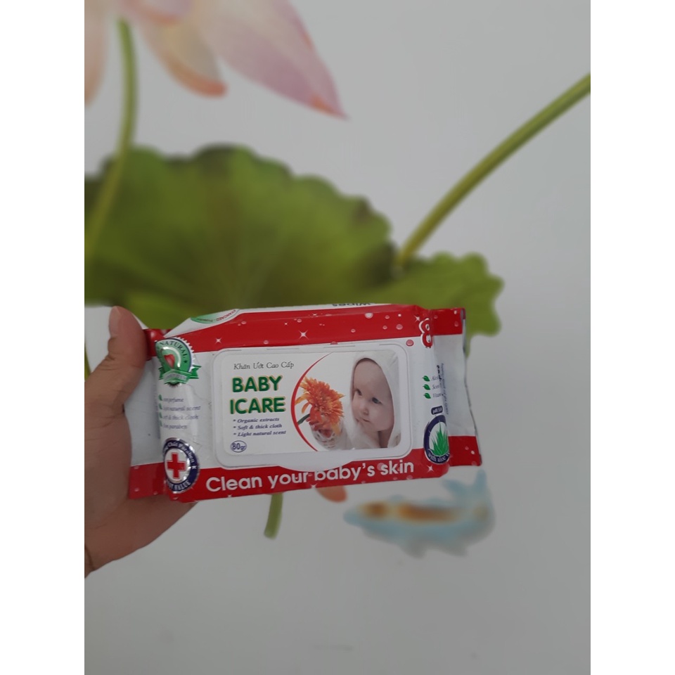 Combo 4 Gói Khăn Ướt BaBy ICare 80 gr CAO CẤP