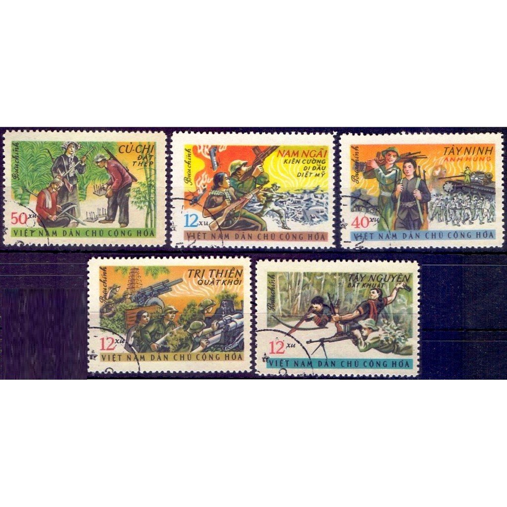Tem sưu tập Việt Nam Miền Nam chiến thắng 1969