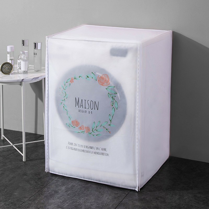 Áo trùm máy giặt vỏ bọc loại cửa trước ngang 7kg 8kg 9kg - vải bao chùm chống bụi