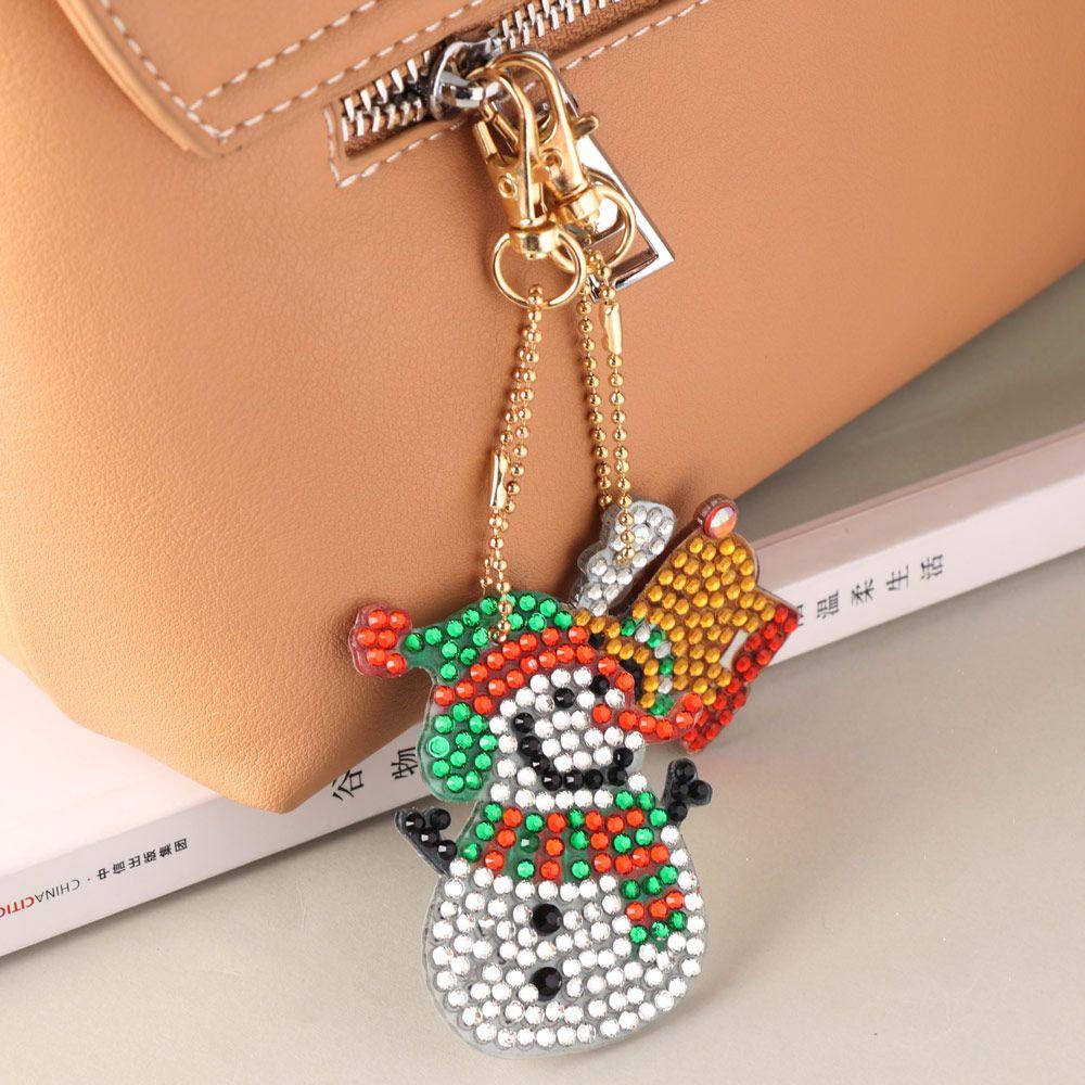 Móc Khóa Đính Đá Toàn Diện Dùng Trang Trí Giáng Sinh
