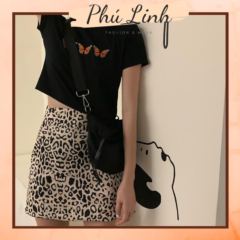 MS6647 Áo thun nữ cổ tròn cotton butterfly