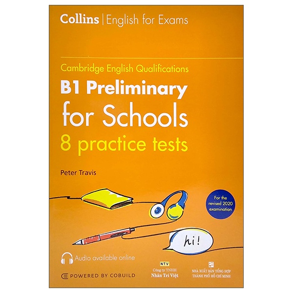 Sách Cambridge English Qualifications - B1 Preliminary For Schools - 8 Practice Tests