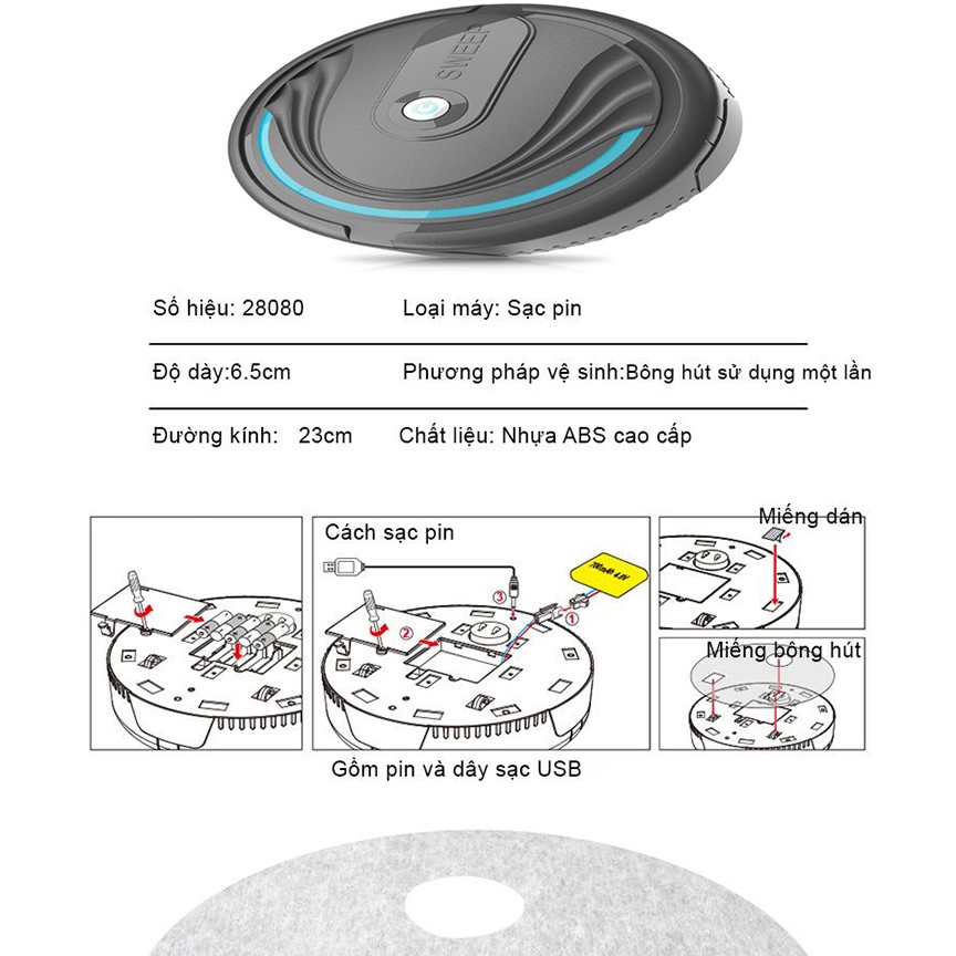 Robot hút bụi thông minh Sweep