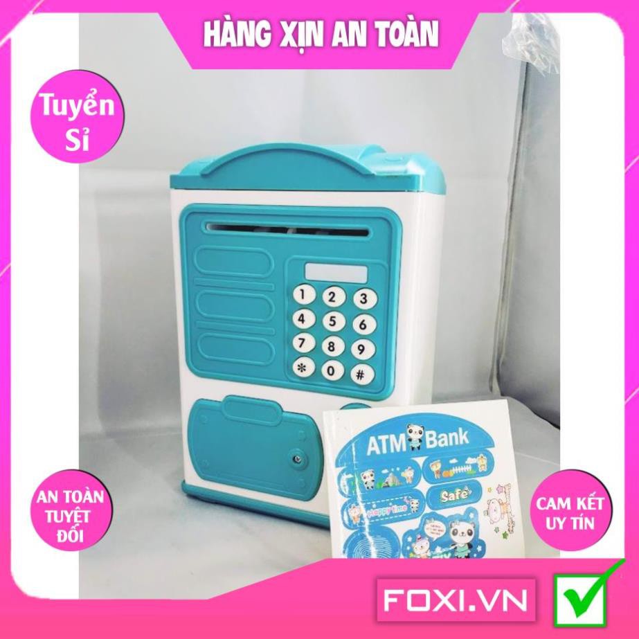 Đồ Chơi Két Sắt Vân Tay Điện Tử Mini Tiết Kiệm Tiền-Dễ Thương-Ống Heo Quà tặng cho bé-Giúp bé học thói quen tiết kiệm