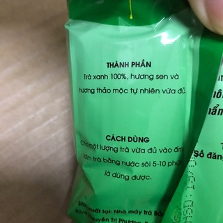 Trà sen trà xanh Bảo Tín (gói 70 gram)