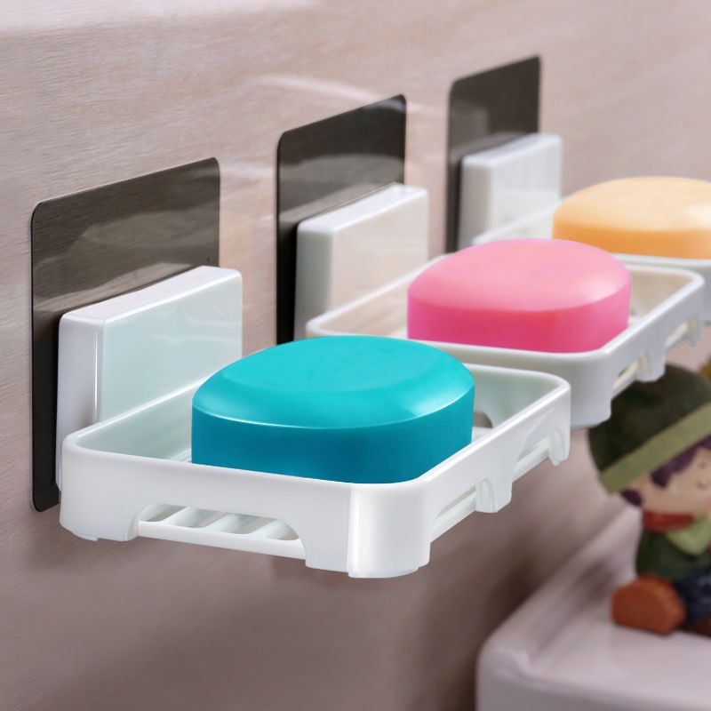 Giá Đỡ Xà Phòng Gắn Tường Không Cần Khoan Tiện Dụng Cho Nhà Tắm