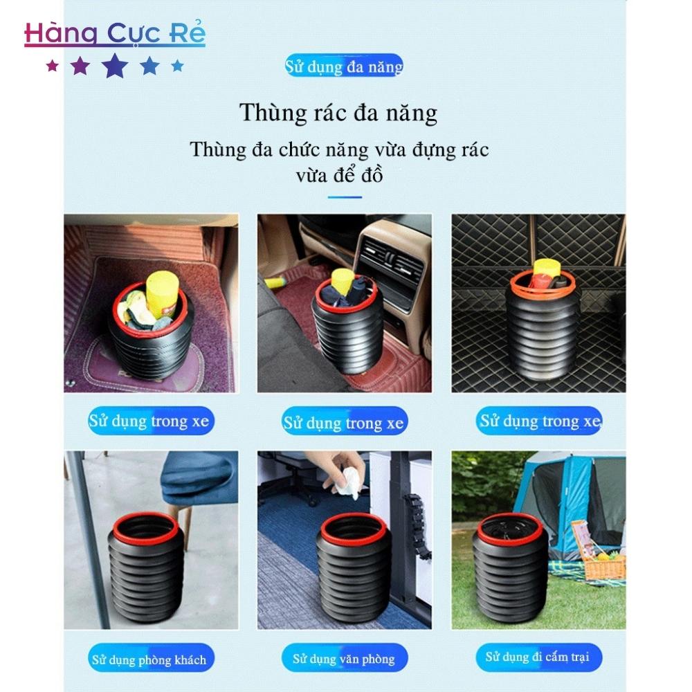 Thùng đựng đồ 4L co giãn đa năng gấp gọn - Shop Hàng Cực Re