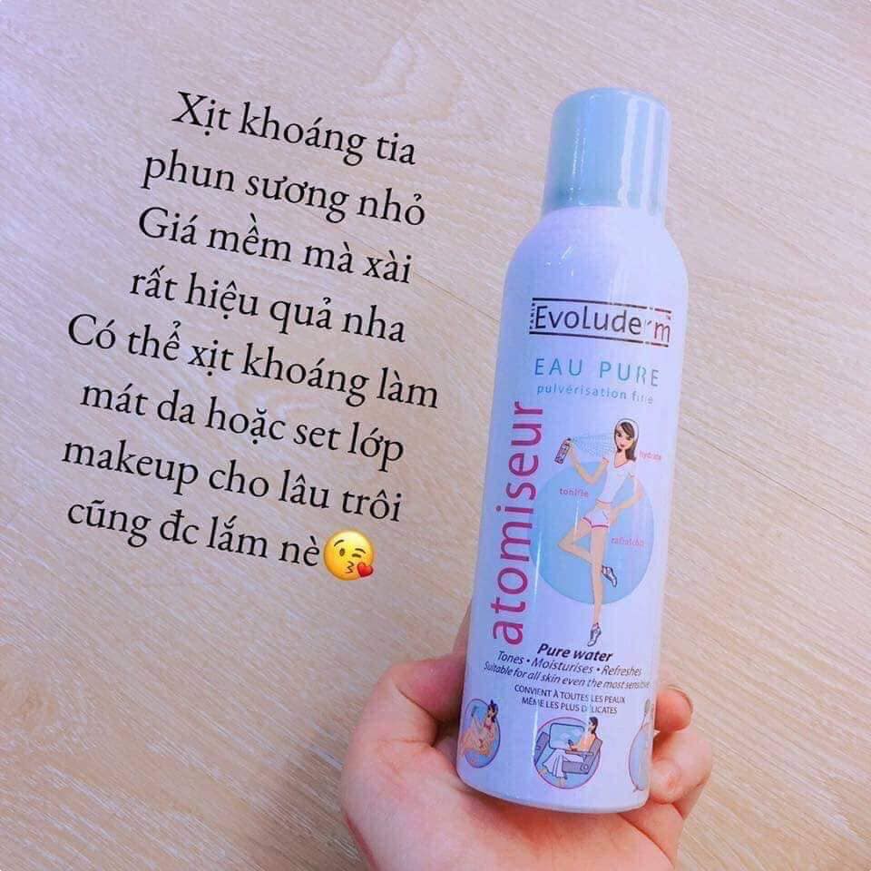 Xịt Khoáng Cấp Ẩm Evoluderm Eau Pure Pháp 400ML | BigBuy360 - bigbuy360.vn