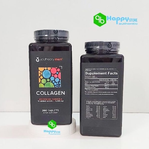 💊💊 Viên Uống Bổ Sung Collagen For Men, Youtheory, 390v, Mỹ 💊💊