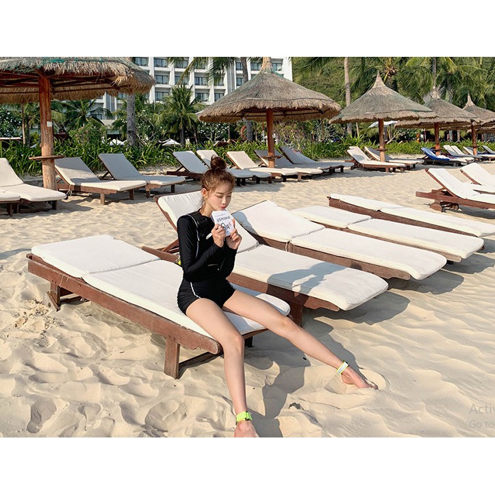 Đồ bơi nữ kín đáo QUEEN BIKINI Bikini 2 mảnh đi biển Quảng châu BIK26 | BigBuy360 - bigbuy360.vn