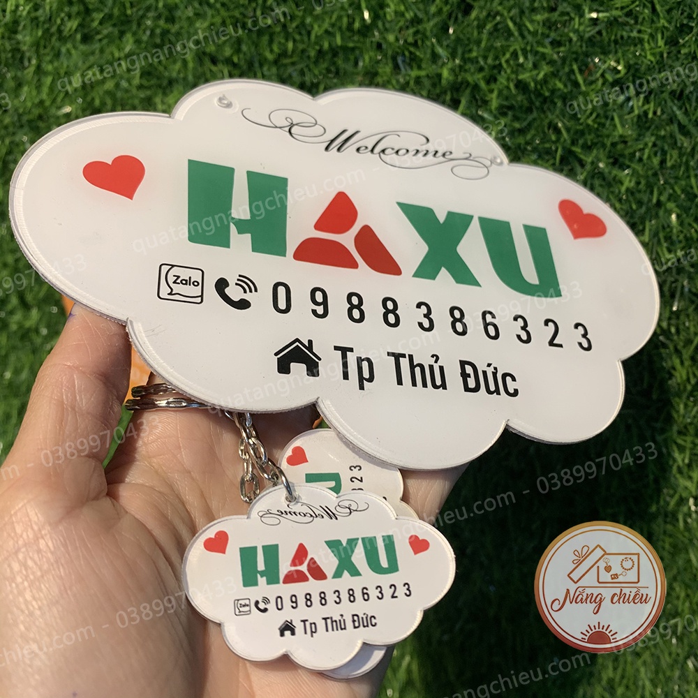 Bảng hiệu giá rẻ, biển hiệu tên shop, định vị thương hiệu, GIÁ XƯỞNG, combo móc và bảng