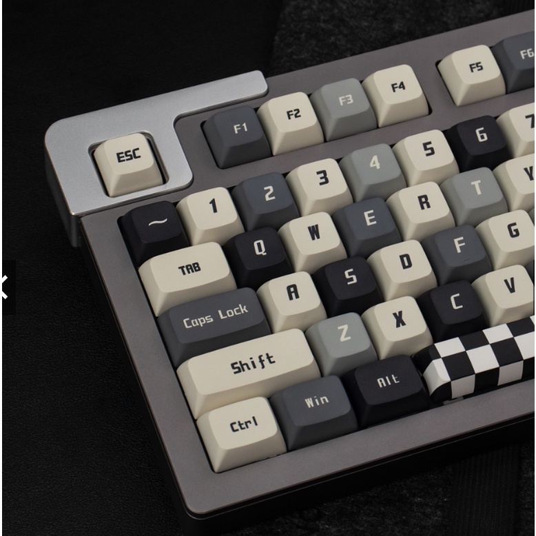 Nút Bàn Phím Cơ PBT 135 Phím Không Màu Cho 7U Space Bar 1.75U 2U