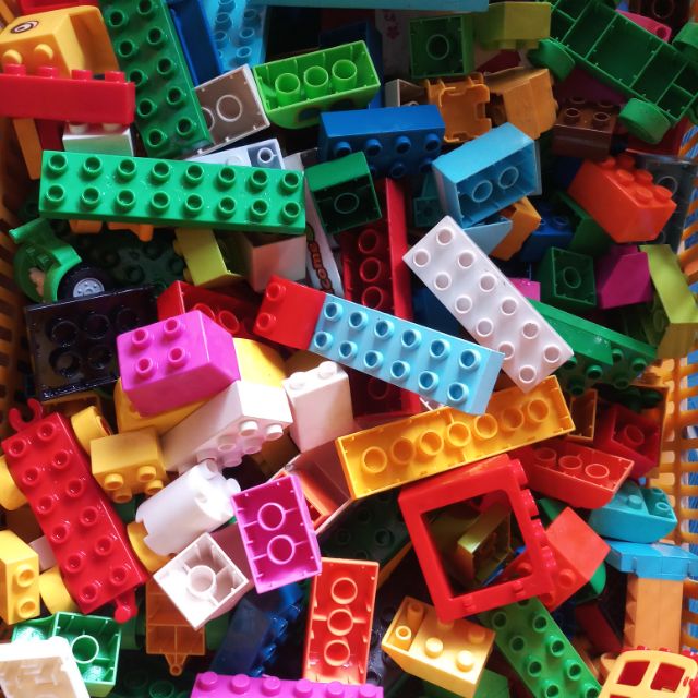 Gạch non lego duplo cho bé từ 2 tuổi dến 5 tuổi đã qua sử dụng