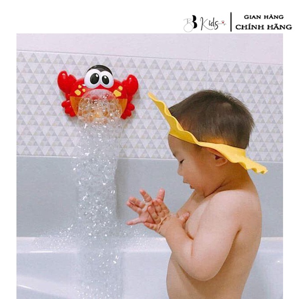 BB KIDS ĐỒ CHƠI CUA THỔI BONG BÓNG XÀ PHÒNG CÓ PHÁT NHẠC