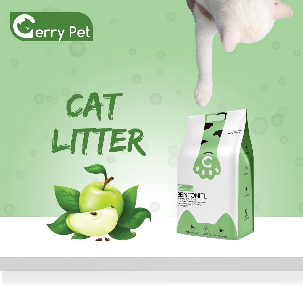 [GIÁ HỦY DIỆT] Cát Vệ Sinh Cho Mèo Gerry Pet Túi 15L Thấm Hút Triệt Để Không Bụi - Bobo Pet Shop Hà Nội
