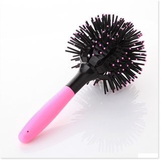 [Mã giảm giá tích lũy] Lược chải tóc 3D Bomb curl Brush 360 độ