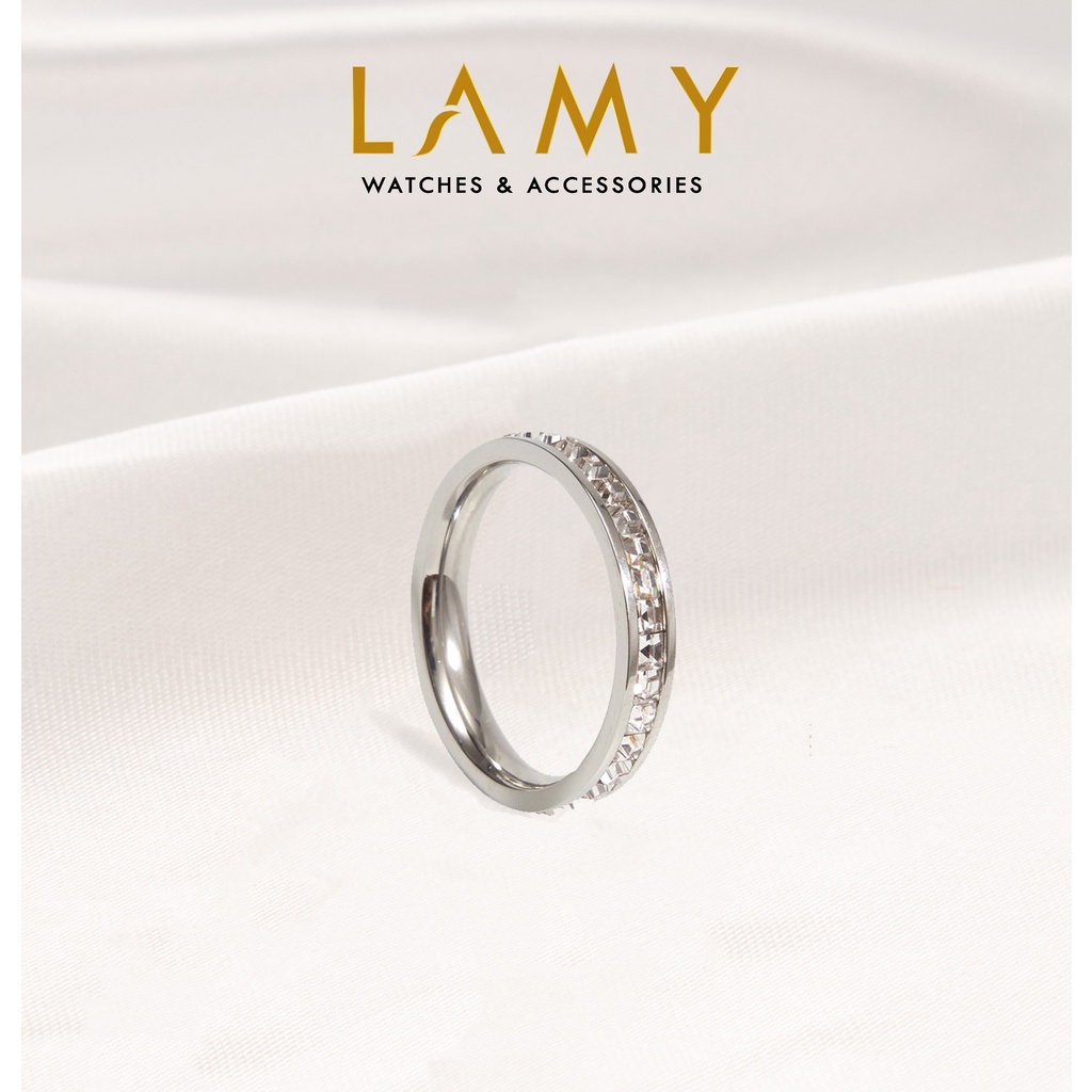 Nhẫn nam nữ CDE Eternity Ring Silver CDE802202