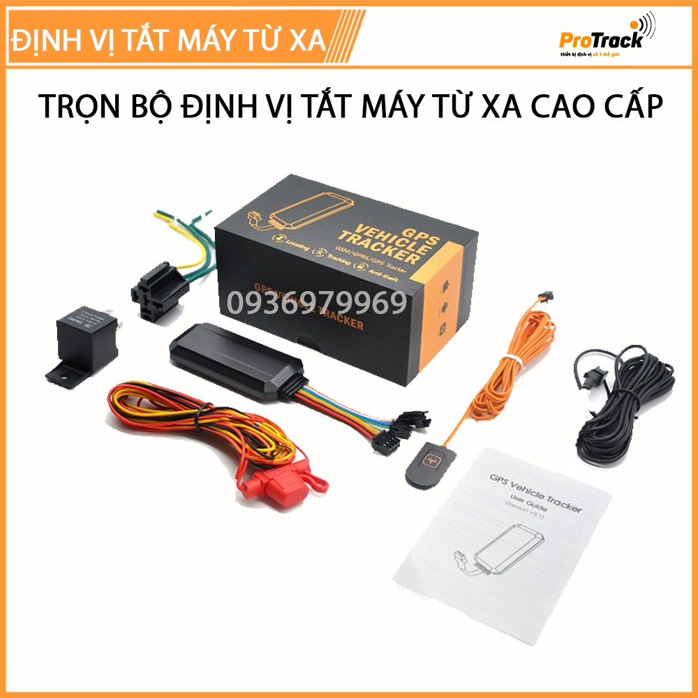 Combo 3 Bộ Thiết Bị Định Vị Tắt Máy Từ Xa Xe Máy, Ô Tô VN09S Cao Cấp Chính Hãng Protrack, Bảo Hành 12 Tháng