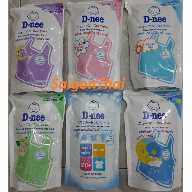 Nước giặt xả TÚI Dnee 600ml Thái Lan