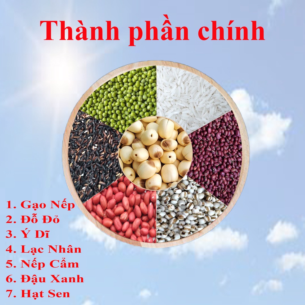 Cháo sen bát bảo Minh Trung ăn liền 1 thùng 24 lon - CSBB 24