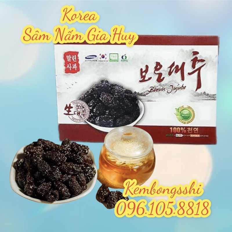 Mứt Táo Cao Cấp Hàn Quốc, Hộp Túi Quai Xách Sang Trọng