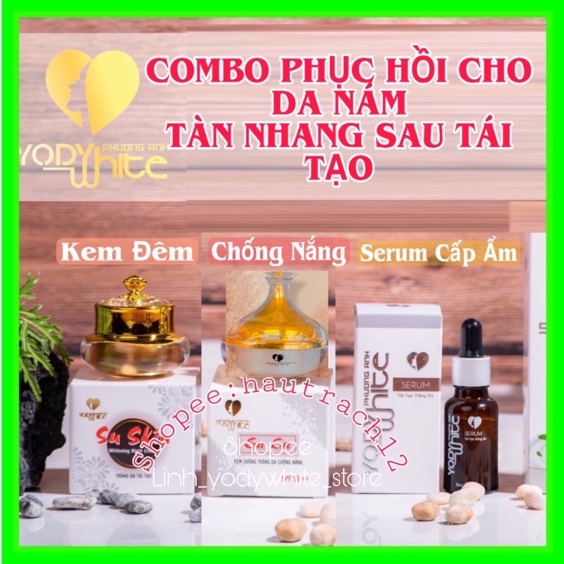 COMBO PHỤC HỒI CHO DA NÁM TÀN NHANG PHƯƠNG ANH