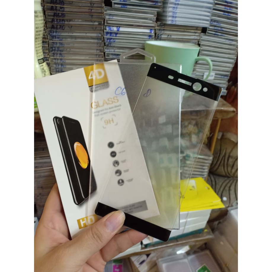 Kính cường lực 4D dành cho Sony C6/ XA Ultra Full màn