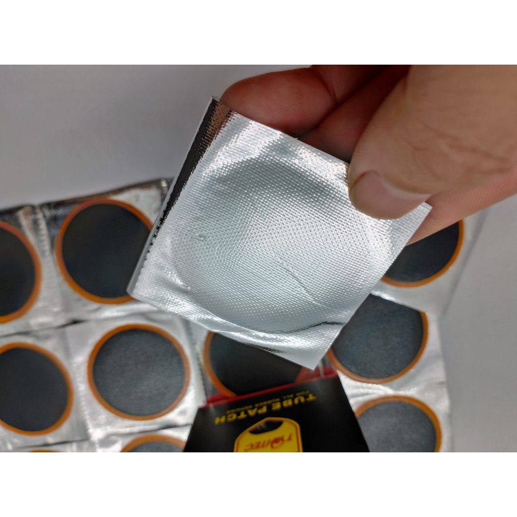 40 Miếng Vá Săm, Vá Lốp , Vá Vỏ, Vá Ruột xe máy, Ôtô kích thước 50mm-R-04