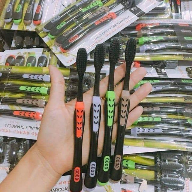 set 4 Bàn chải cây tre Hàn Quốc
