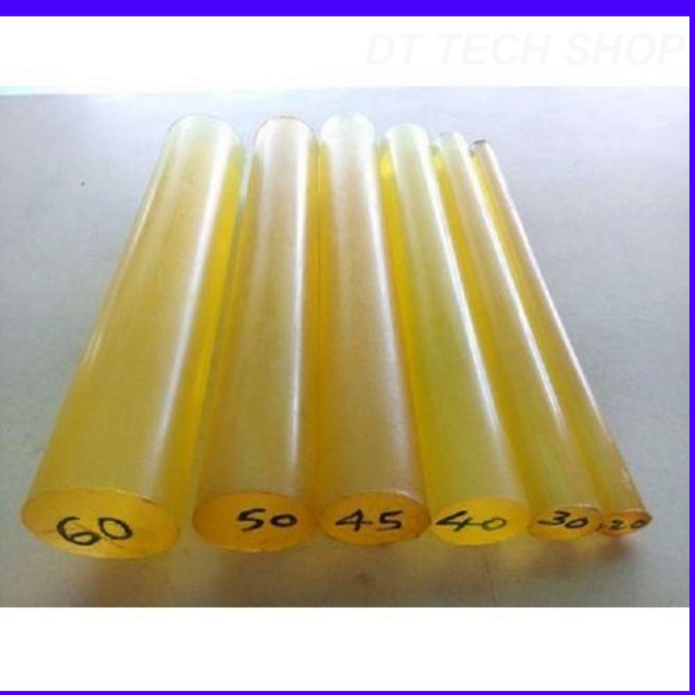 NHỰA PU CÂY TRÒN/PU ĐẶC CHỊU MÀI MÒN POLYURETHANE ĐỦ CÁC ĐƯỜNG KÍNH,CHIỀU DÀI CÂY 500mm Giá Rẻ PTCNVN007