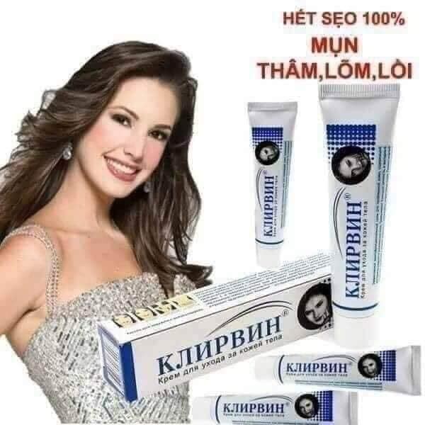 Kem KLIRVIN Chuyên Gia Làm Mờ Sẹo 25G của Nga