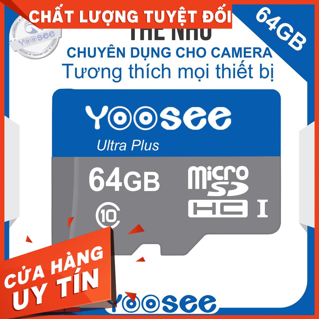 Thẻ nhớ YooSee chính hãng - 64GB tốc độ cao C10 | BigBuy360 - bigbuy360.vn