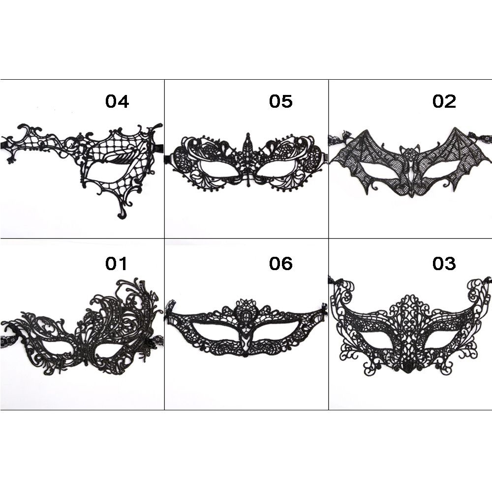 Mặt nạ ren dạ hội hoá trang độc đáo