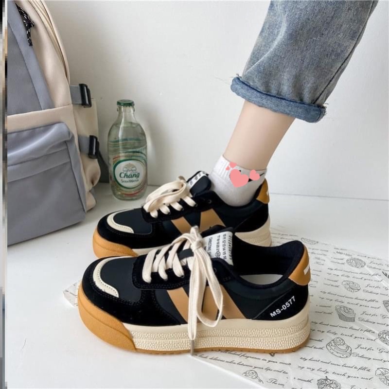 Giày Thể Thao Sneaker Nữ Chữ N Siêu Đẹp